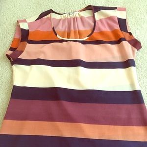 Cute fall striped top Size XS